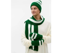 Шарф Winwear, темно-зеленый (глубокий зеленый)