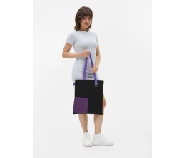 Шопер Onlook, черный с фиолетовым
