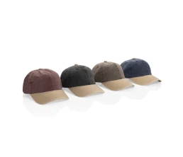 Бейсболка BEAU AWARE™ из двухцветной хлопковой саржи, 6 клиньев, 270 г/м²
