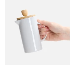 Френч-пресс Ceramero, белый