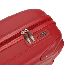 Чемодан TORBER В Отпуск, красный, ABS-пластик, 37 х 25 х 56,5 см, 36 л, 2,5 кг