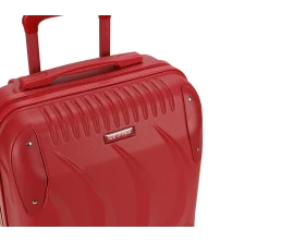 Чемодан TORBER В Отпуск, красный, ABS-пластик, 37 х 25 х 56,5 см, 36 л, 2,5 кг