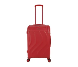 Чемодан TORBER В Отпуск, красный, ABS-пластик, 45 х 27 х 68 см, 63 л, 3,1 кг
