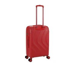 Чемодан TORBER В Отпуск, красный, ABS-пластик, 45 х 27 х 68 см, 63 л, 3,1 кг