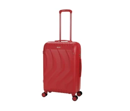 Чемодан TORBER В Отпуск, красный, ABS-пластик, 45 х 27 х 68 см, 63 л, 3,1 кг
