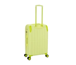 Чемодан TORBER В Отпуск, салатовый, ABS-пластик, 46 х 28,5 х 69 см, 71 л, 3,3 кг