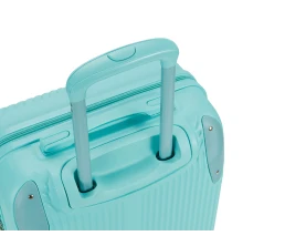 Чемодан TORBER В Отпуск, бирюзовый, ABS-пластик, 41 х 25 х 61 см, 48 л, 2,7 кг