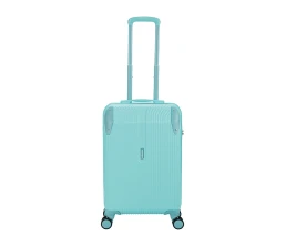 Чемодан TORBER В Отпуск, бирюзовый, ABS-пластик, 41 х 25 х 61 см, 48 л, 2,7 кг