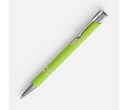 Ручка шариковая Keskus Soft Touch, зеленое яблоко