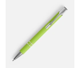 Ручка шариковая Keskus Soft Touch, зеленое яблоко