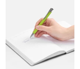 Ручка шариковая Keskus Soft Touch, зеленое яблоко