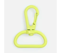 Застежка-карабин Snap Hook, L, желтый неон