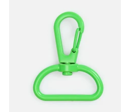 Застежка-карабин Snap Hook, L, зеленый неон