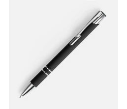 Ручка шариковая Keskus Soft Touch в футляре, черная