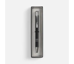 Ручка шариковая Keskus Soft Touch в футляре, черная