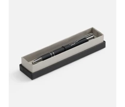 Ручка шариковая Keskus Soft Touch в футляре, черная