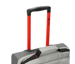 Сумка на колесах TORBER РИТМ, серый, полиэстер 900D с PU покрытием, 49 x 35,5 x 26 см, 35 л