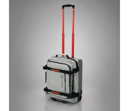 Сумка на колесах TORBER РИТМ, серый, полиэстер 900D с PU покрытием, 49 x 35,5 x 26 см, 35 л