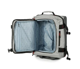 Сумка на колесах TORBER РИТМ, серый, полиэстер 900D с PU покрытием, 49 x 35,5 x 26 см, 35 л