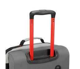Сумка на колесах TORBER РИТМ, серый, полиэстер 900D с PU покрытием, 49 x 35,5 x 26 см, 35 л