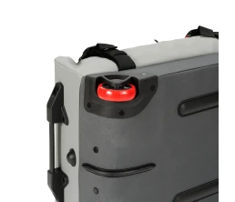 Сумка на колесах TORBER РИТМ, серый, полиэстер 900D с PU покрытием, 62 х 39,5 х 28,5 см, 56 л
