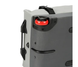 Сумка на колесах TORBER РИТМ, серый, полиэстер 900D с PU покрытием, 74 х 42 х 31 см, 80 л