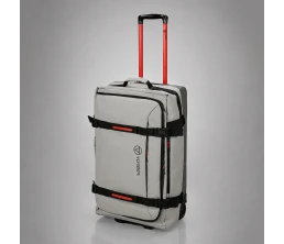 Сумка на колесах TORBER РИТМ, серый, полиэстер 900D с PU покрытием, 74 х 42 х 31 см, 80 л
