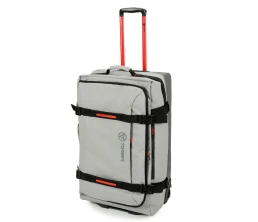 Сумка на колесах TORBER РИТМ, серый, полиэстер 900D с PU покрытием, 74 х 42 х 31 см, 80 л