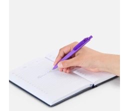 Ручка шариковая Prodir DS8 PRR-T Soft Touch, фиолетовая