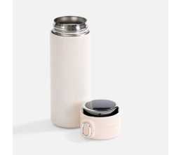 Смарт-бутылка c заменяемой батарейкой warmSens, молочно-белая