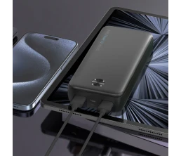 Внешний АКБ NRG Power V2 20000 мА-ч, 2A, 2xUSB, черный, Deppa