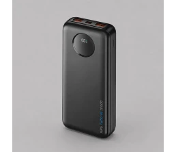 Внешний АКБ NRG Turbo V4 10000 мА-ч, дисплей, черный, Deppa