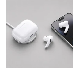 Беспроводные наушники с микрофоном Air Pro 2, TWS, BT 5.3, 300 мАч, QI, белый, Deppa