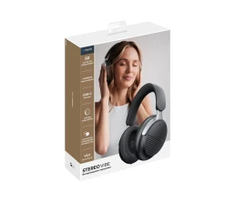 Беспроводные накладные наушники Stereo Vibe, BT 5.4, 400 мАч, черный, Deppa