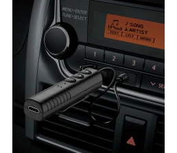 Bluetooth ресивер, BT 5.0, 90 мАч, черный, Deppa