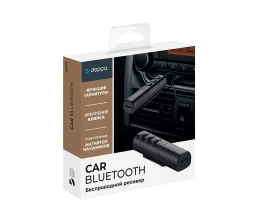 Bluetooth ресивер, BT 5.0, 90 мАч, черный, Deppa