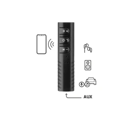 Bluetooth ресивер, BT 5.0, 90 мАч, черный, Deppa