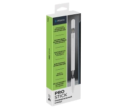 Стилус универсальный Pro Stick для планшетов и смартфонов, белый, Deppa