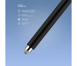 Стилус универсальный Pro Stick для планшетов и смартфонов, черный, Deppa