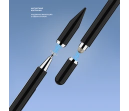 Стилус универсальный Pro Stick для планшетов и смартфонов, черный, Deppa