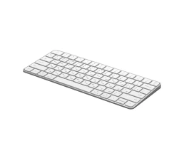 Беспроводная клавиатура Air Keyboard для MAC, Windows, 500 мАч, алюминий, белый, Deppa