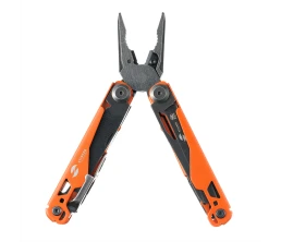Мультитул Stinger, 107 х 19 мм, 19 функций, сталь, оранжевый корпус, стоунвош, в картонной коробке, в комплекте нейлоновый чехол