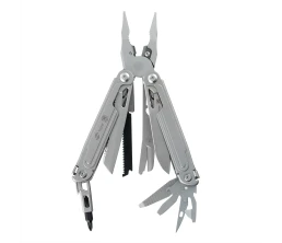 Мультитул Stinger, 113 х 22 мм, 21 функция, сталь, серебристый, в картонной коробке, в комплекте нейлоновый чехол