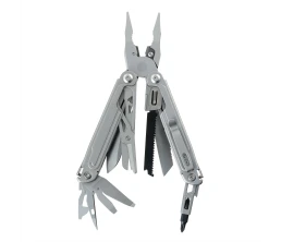 Мультитул Stinger, 113 х 22 мм, 21 функция, сталь, серебристый, в картонной коробке, в комплекте нейлоновый чехол
