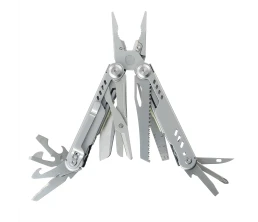 Мультитул Stinger, 110 х 27 мм, 21 функция, сталь, серебристый, в картонной коробке, в комплекте нейлоновый чехол