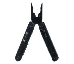 Мультитул Stinger, 113 х 19 мм, 19 функций, сталь, черный, в картонной коробке, в комплекте нейлоновый чехол