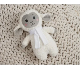 Мягкая игрушка Beastie Toys, овечка с белым шарфом