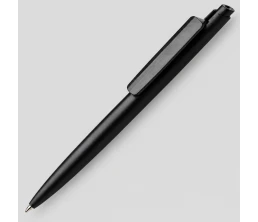 Пластиковая шариковая ручка "Клик", черная