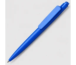 Пластиковая шариковая ручка "Клик", синяя