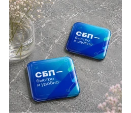 Объемный стикер из эпоксидной смолы для прикассовой зоны